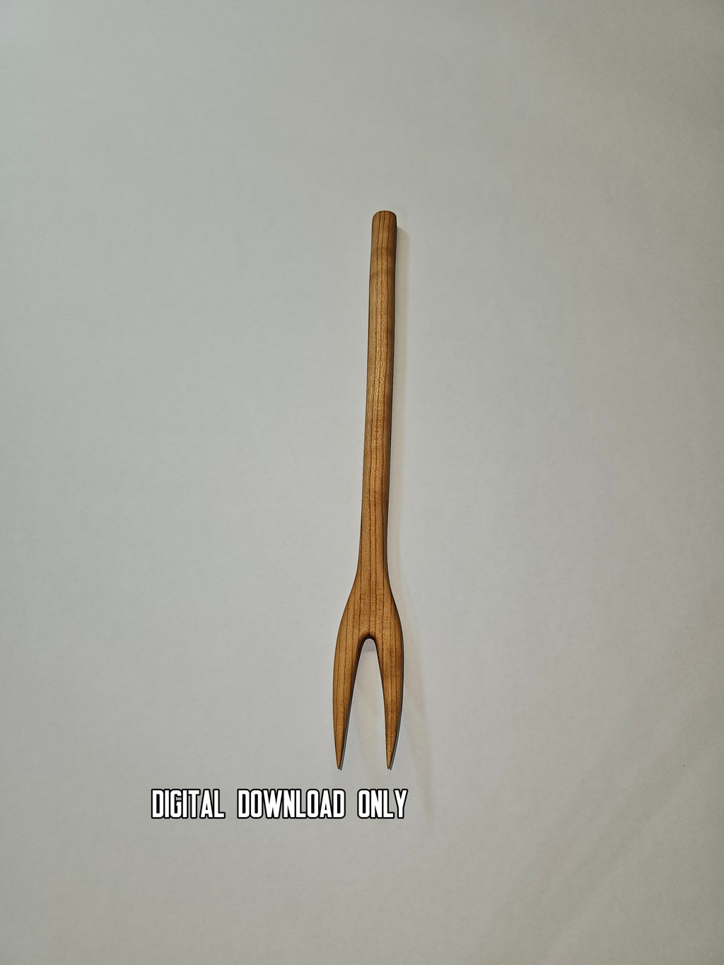 Wooden Carving Fork Template – DIY Woodworking Plan PDF