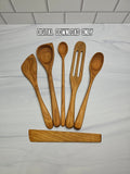 Wooden Spoon & Spatula Template Bundle – 6 DIY Woodworking Plans PDF