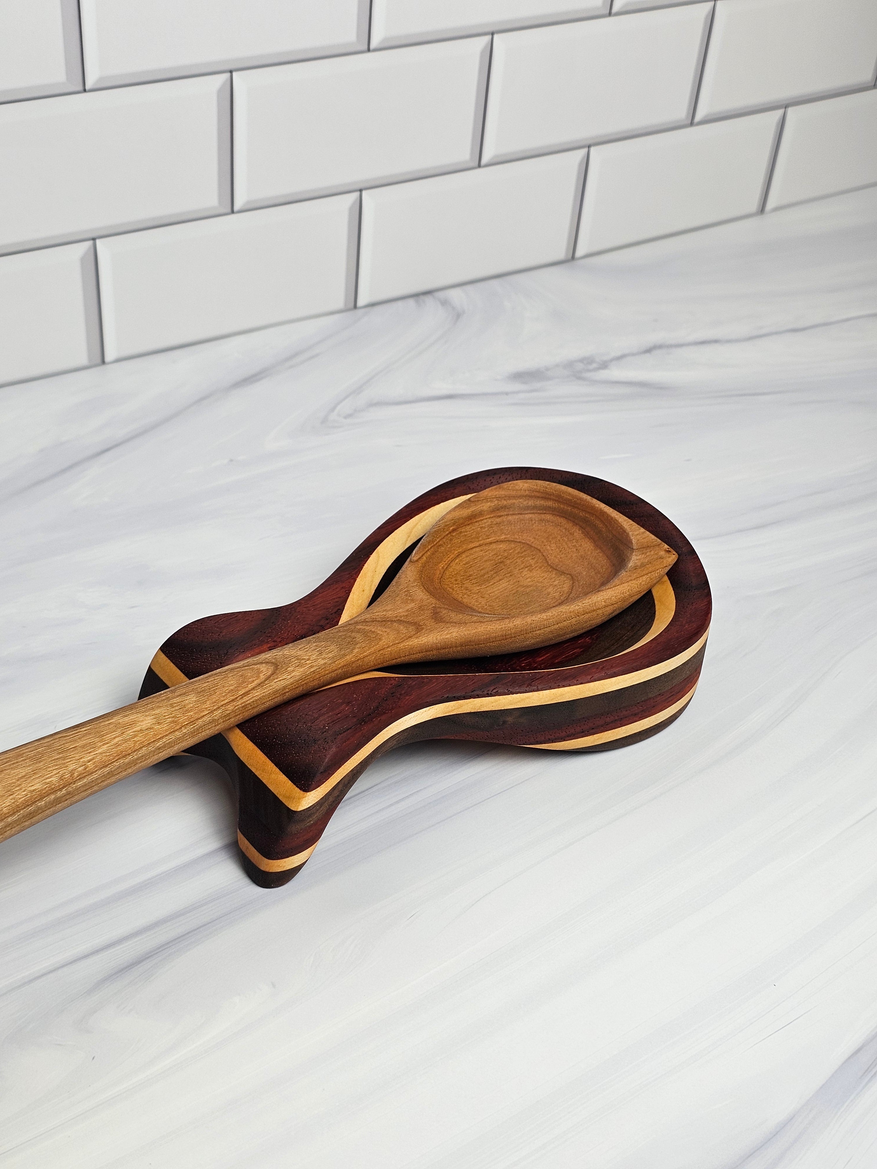 Wooden Spoon Rest Template – Printable PDF Woodworking Plan