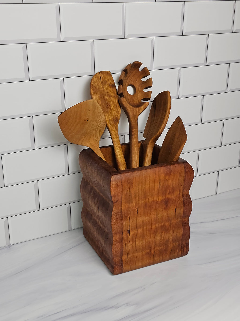 Wooden Kitchen Utensil Template Bundle – 5 Printable Designs PDF