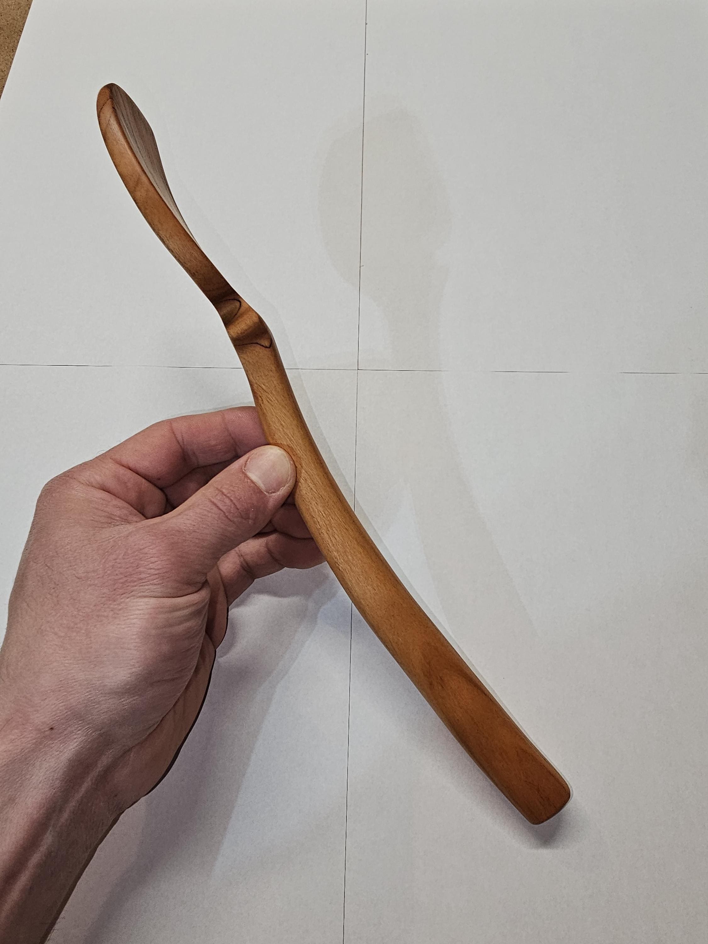 Wooden Bowl Scraper Spatula Template – DIY Woodworking Plan PDF