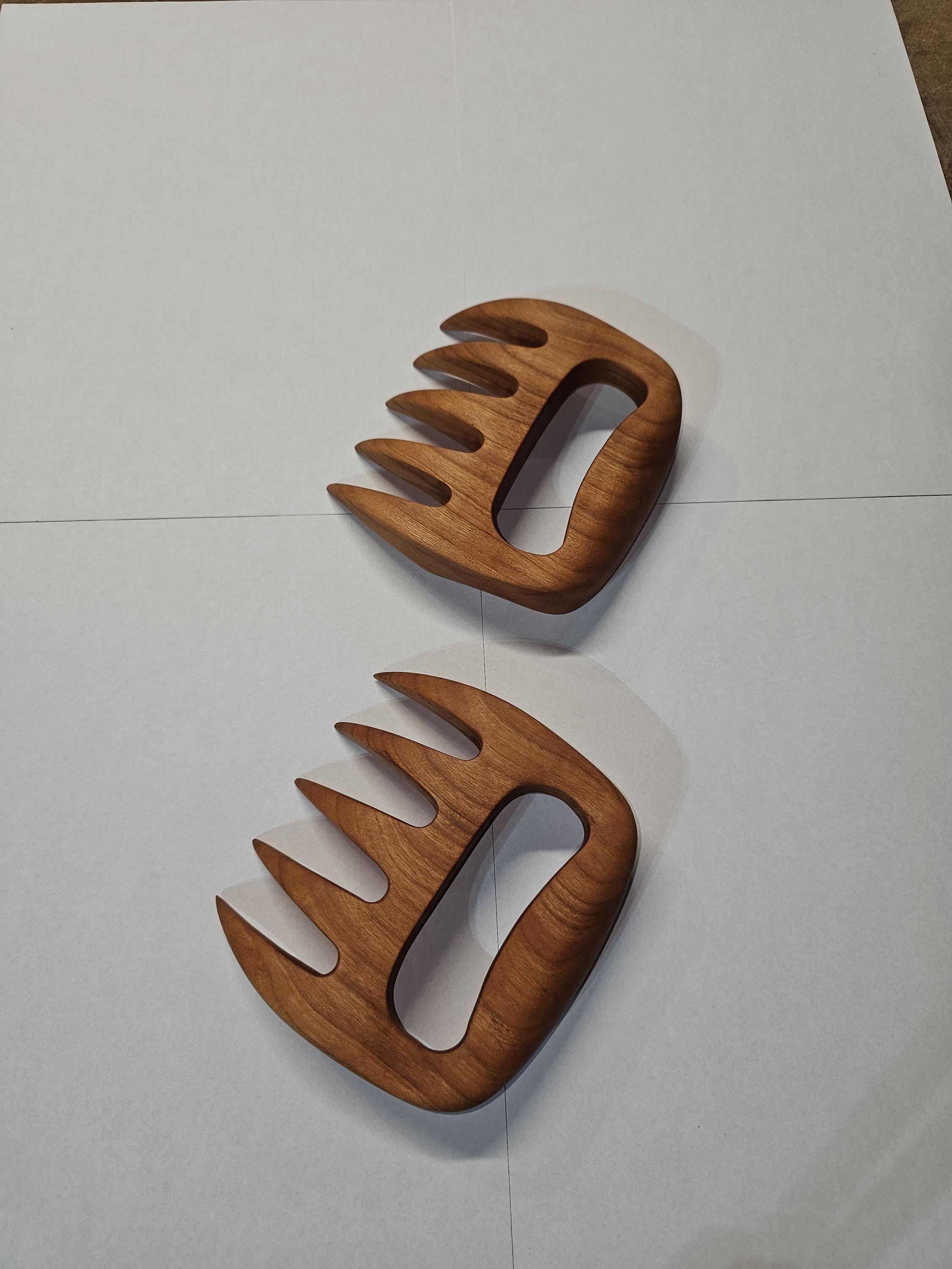Meat Shredding Claws Woodworking Template – Printable PDF