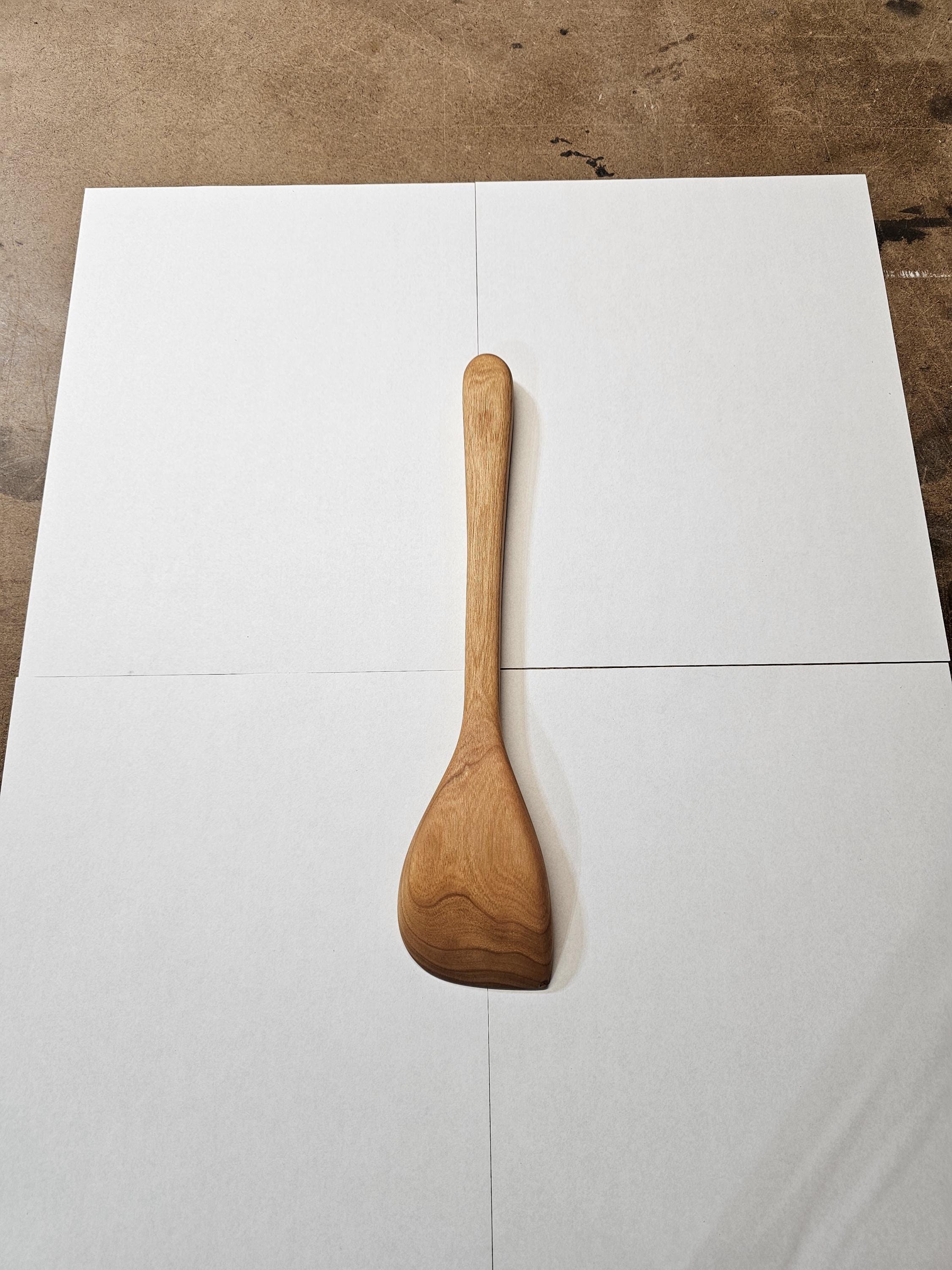 Wooden Scraper Spoon Template – DIY Woodworking Plan PDF